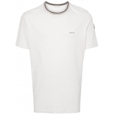 Moncler logo-applique Cotton T-shirt White MCS28798