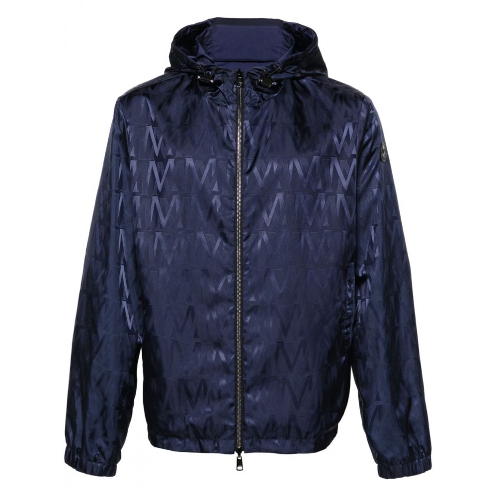 Moncler Lepontine Hooded Jacket Blue MCS28744