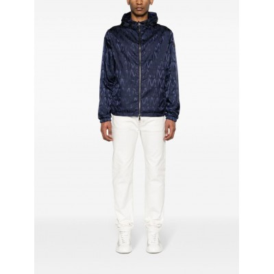 Moncler Lepontine Hooded Jacket Blue MCS28744