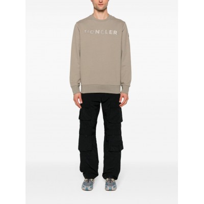 Moncler Girocollo Cotton Sweatshirt Green UKMCS28544