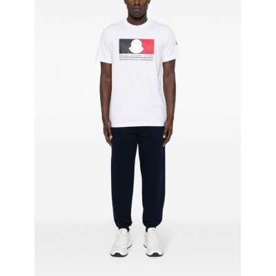 Moncler logo-print T-shirt White MCS29166