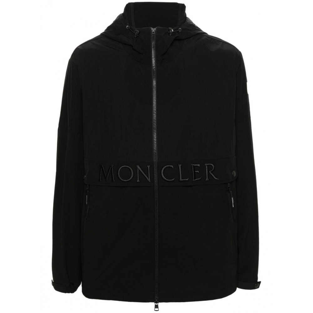 Moncler Joly logo-embroidered Hooded Jacket Black MCS28660