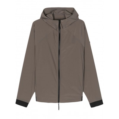 Moncler Kurz Lightweight Windbreaker Grey MCS28696