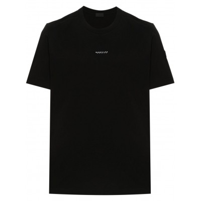 Moncler logo-print Cotton T-shirt Black MCS29086