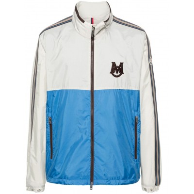 Moncler logo-patch Lightweight Jacket Grey MCS28990