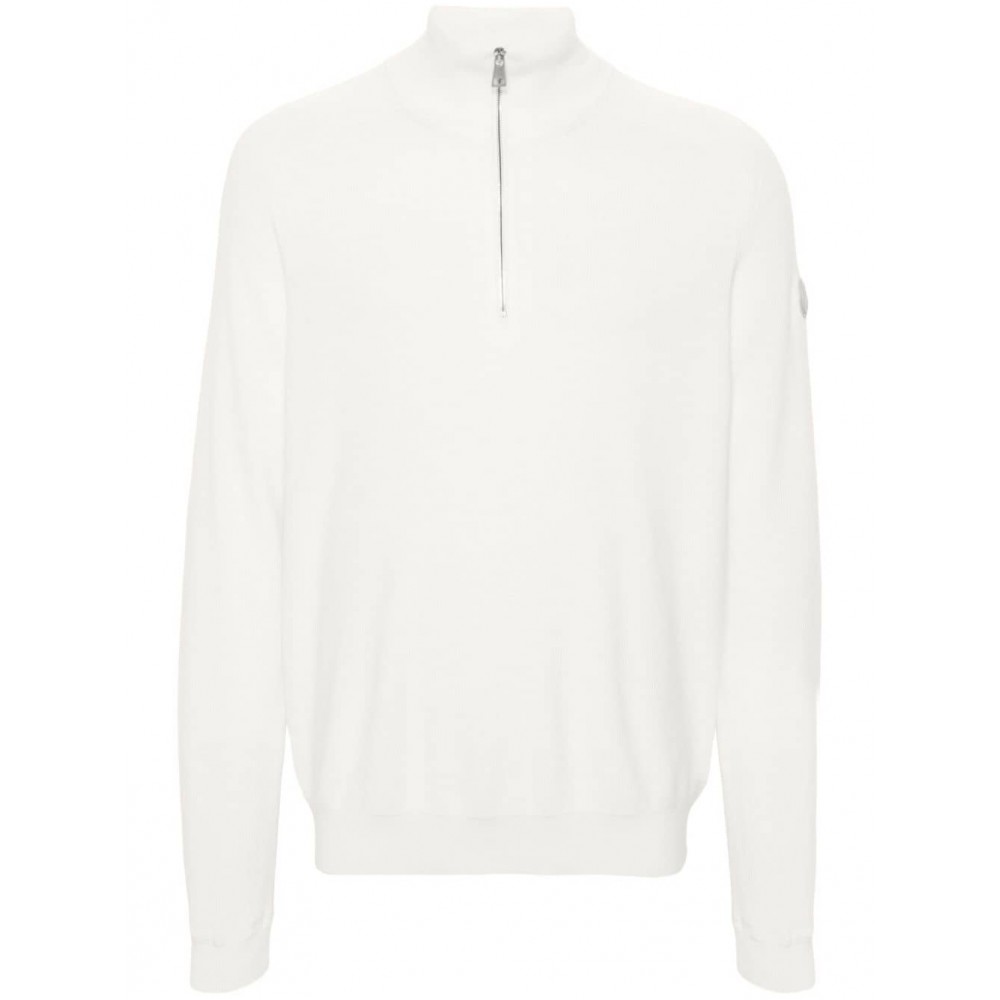 Moncler logo-patch Knitted Jumper White MCS28988