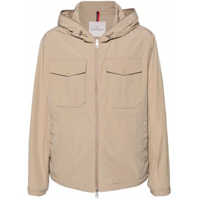 Moncler Plessur Hooded Jacket Neutrals MCS29407