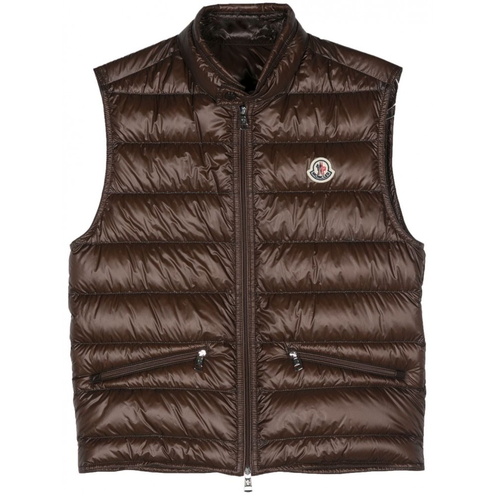 Moncler Gui Padded Gilet Brown MCS28577