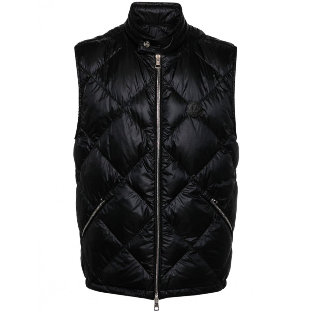 Moncler Nasta diamond-quilted Gilet Black MCS29276