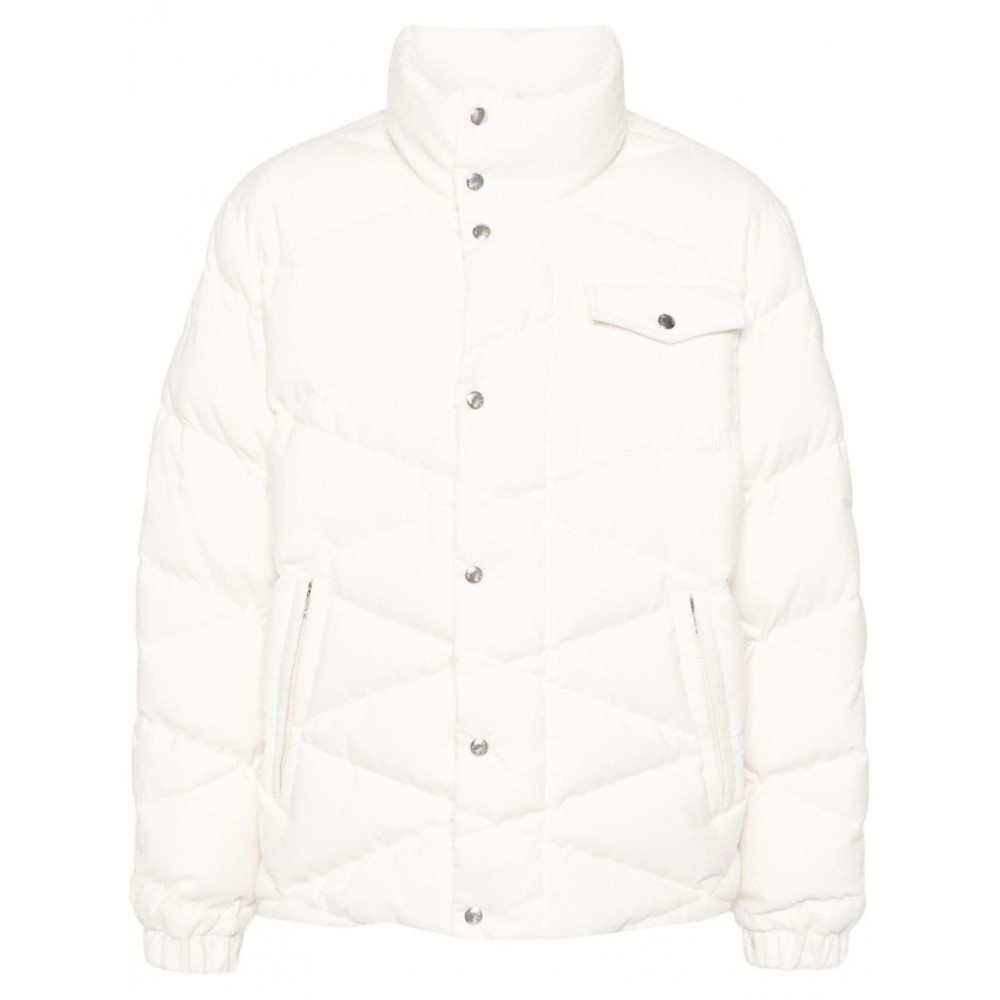 Moncler Kaver Corduroy Padded Jacket Neutrals MCS28665