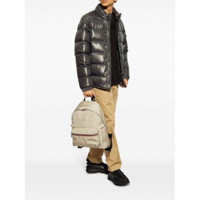 Moncler Gourette mock-neck Puffer Jacket Grey MCS28565