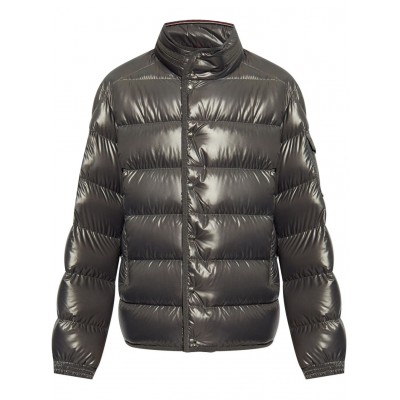 Moncler Gourette mock-neck Puffer Jacket Grey MCS28565