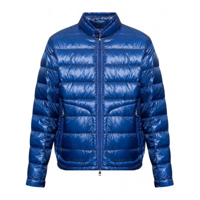 Moncler Metallic Finish Down Jacket Blue MCS29242