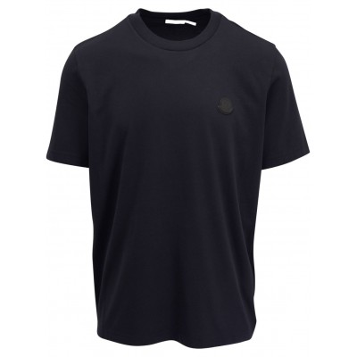 Moncler Logo Cotton t-shirt Blue MCS28763