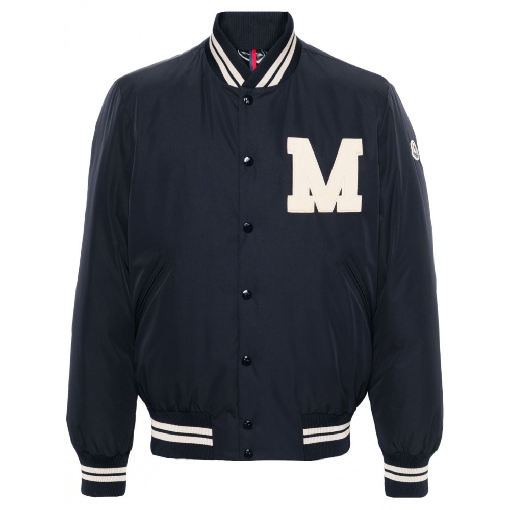 Moncler Lateltin Padded Bomber Jacket Blue MCS28723