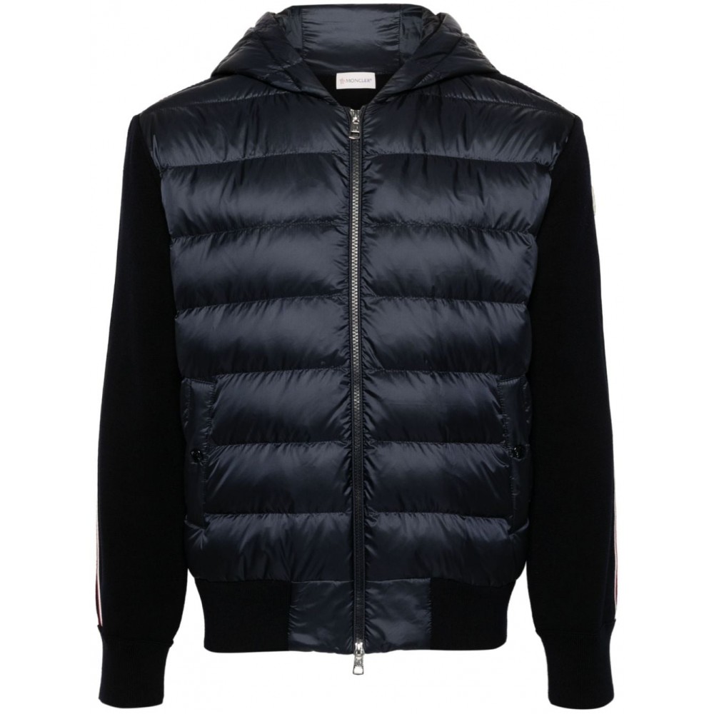 Moncler Padded Hooded Jacket Blue MCS29315