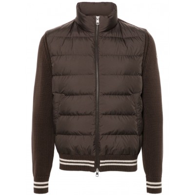 Moncler panelled-design Jacket Brown MCS29382