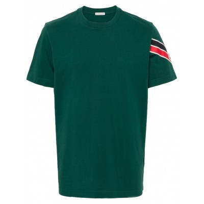 Moncler crew-neck Cotton T-shirt Green MCS28357