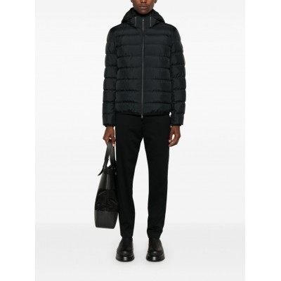 Moncler detachable-hood Puffer Jacket Black MCS28394