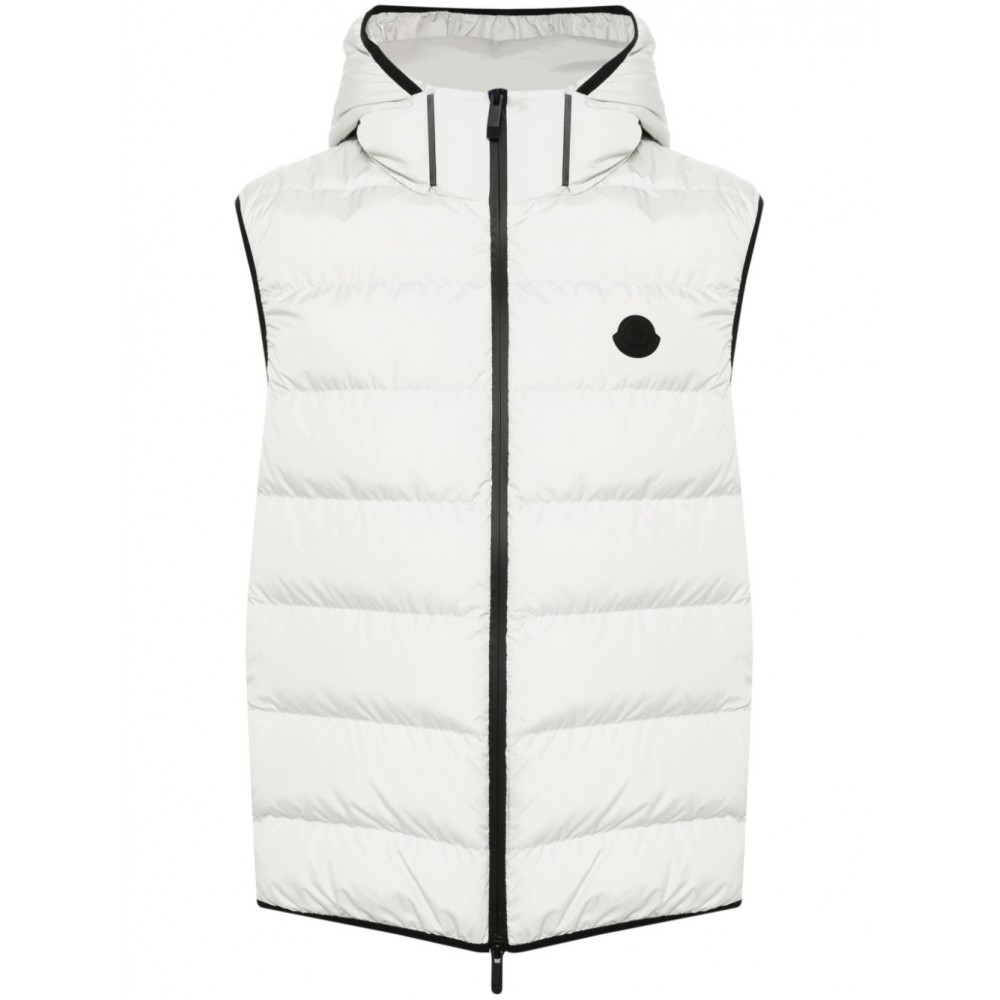 Moncler Valmasque detachable-hood Gilet Grey MCS29600