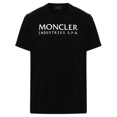 Moncler logo-print Cotton T-shirt Black MCS29081