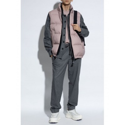 Moncler Fedare logo-patch Down Gilet Pink MCS28478