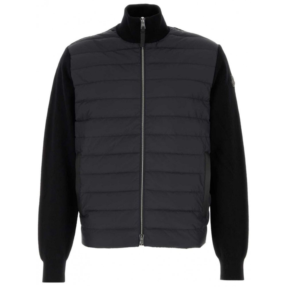 Moncler wool-blend Padded Jacket Black MCS29634