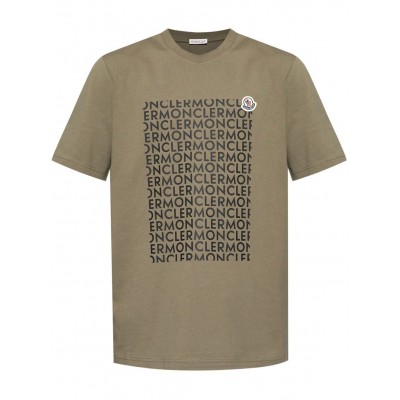 Moncler logo-print T-shirt Green MCS29160