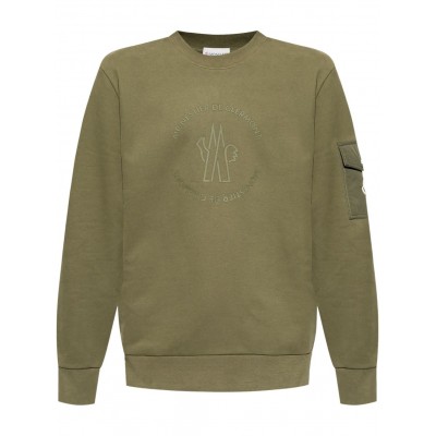 Moncler logo-print Sweatshirt Green MCS29152