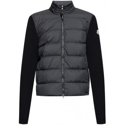 Moncler logo-patch Cardigan Blue MCS28925