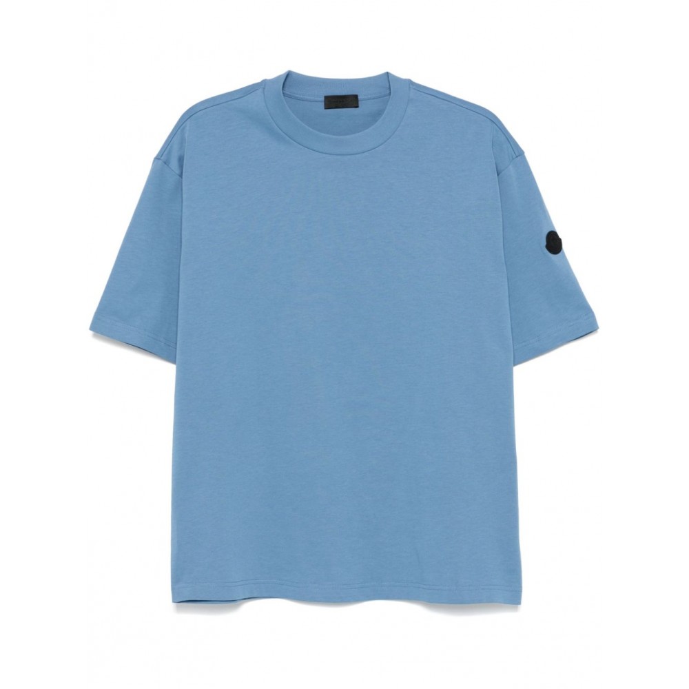 Moncler Cotton T-shirt Blue MCS28351