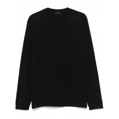 Moncler rubberised-logo T-shirt Black MCS29468