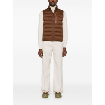 Moncler Giaf Gilet Brown MCS28539