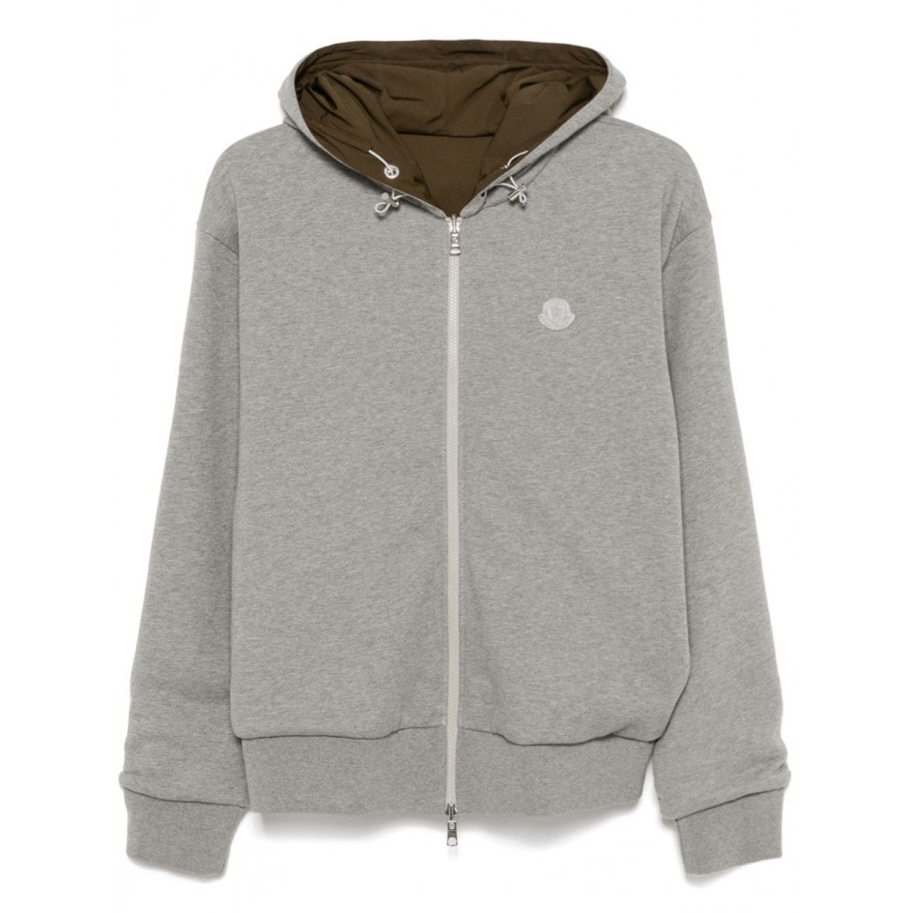 Moncler zip-up Track Jacket Grey MCS29668