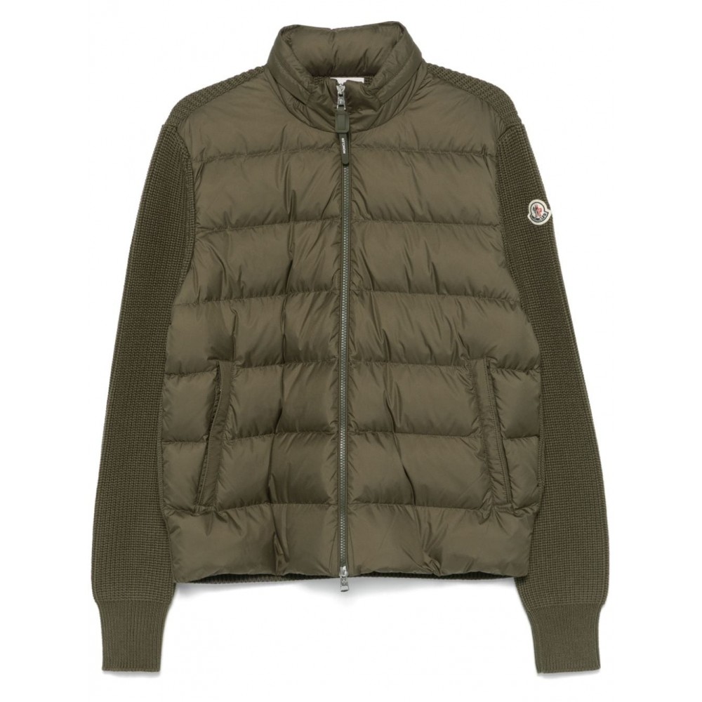 Moncler Padded zip-up Jacket Green MCS29344