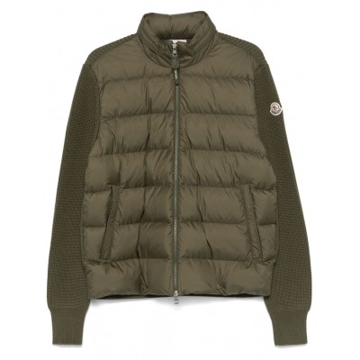 Moncler Padded zip-up Jacket Green MCS29344