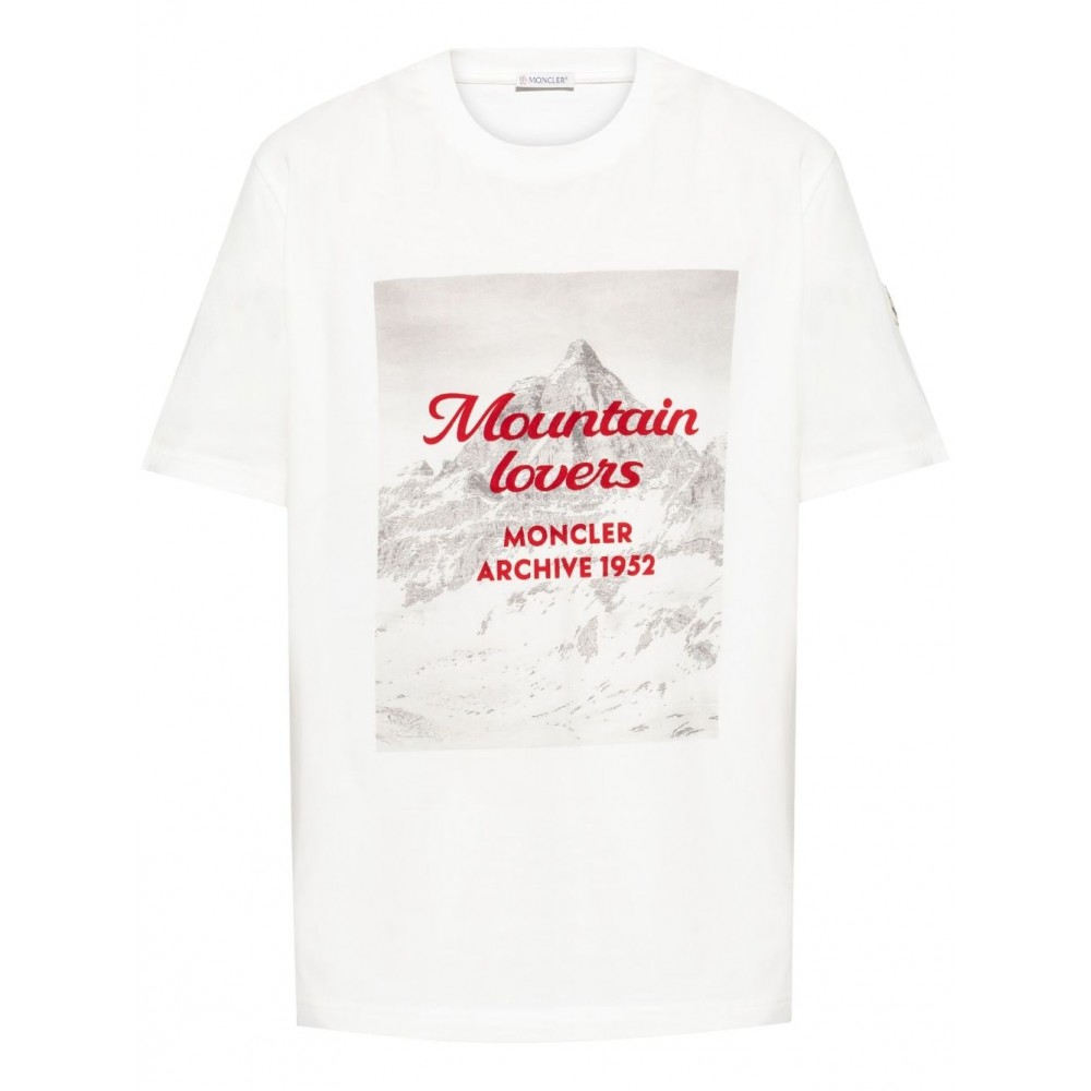 Moncler Mountain T-shirt White MCS29270