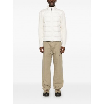 Moncler Padded zip-up Hooded Jacket White MCS29342