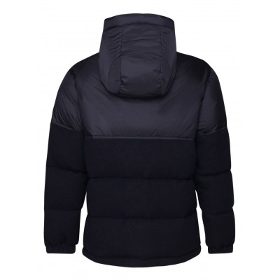 Moncler logo-patch Hooded Jacket Blue MCS28967