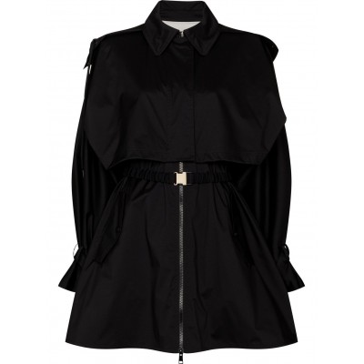 Moncler Pamanzi Belted Trench Coat Black MCS29358