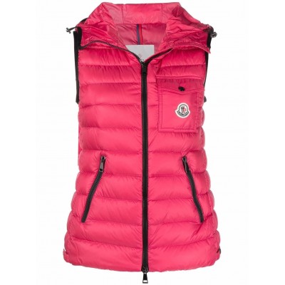 Moncler Glyco Padded Sleeveless Gilet Pink MCS28552