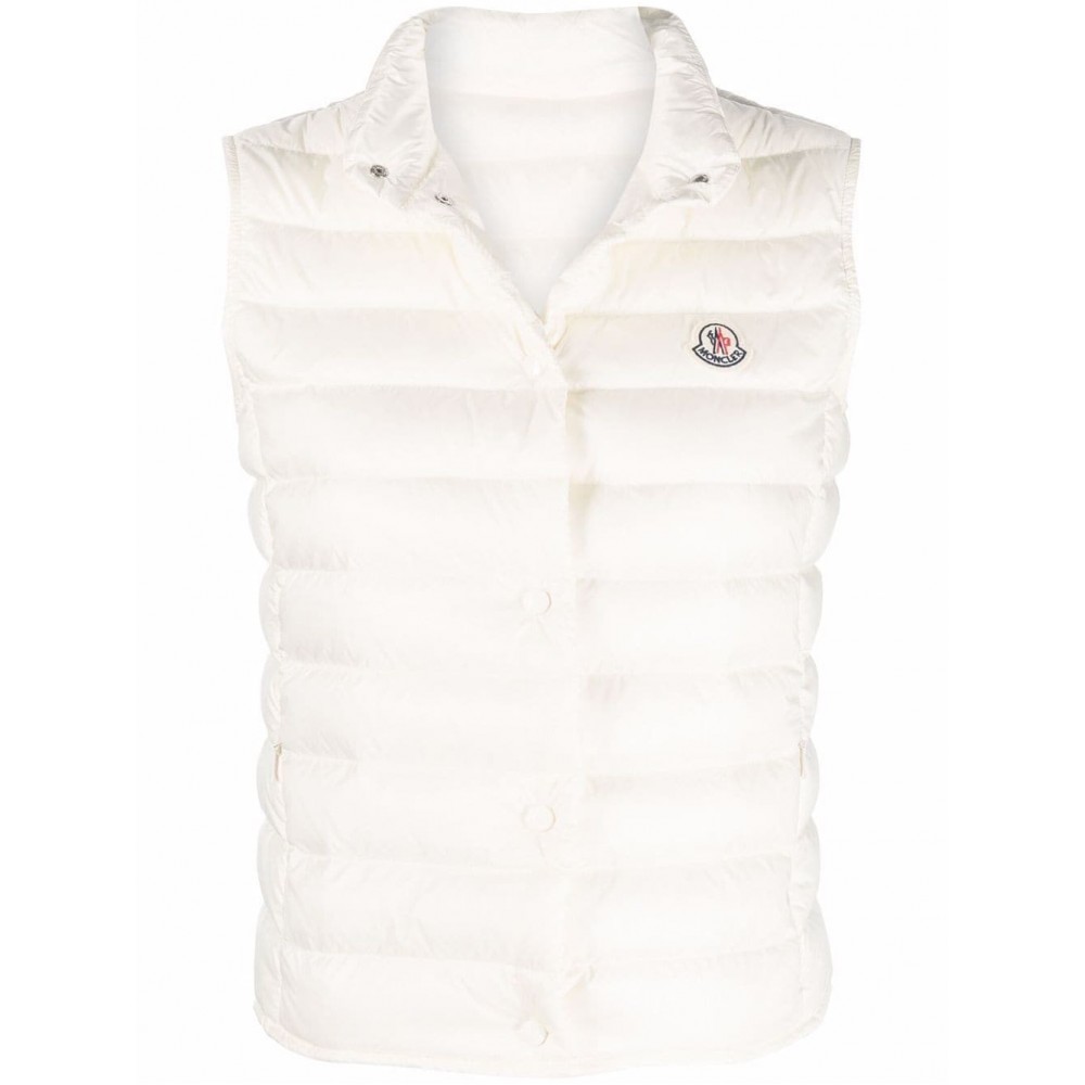 Moncler logo-patch Padded Gilet White MCS29011