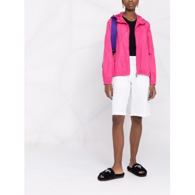 Moncler Hooded Zipped Windbreaker Pink MCS28638