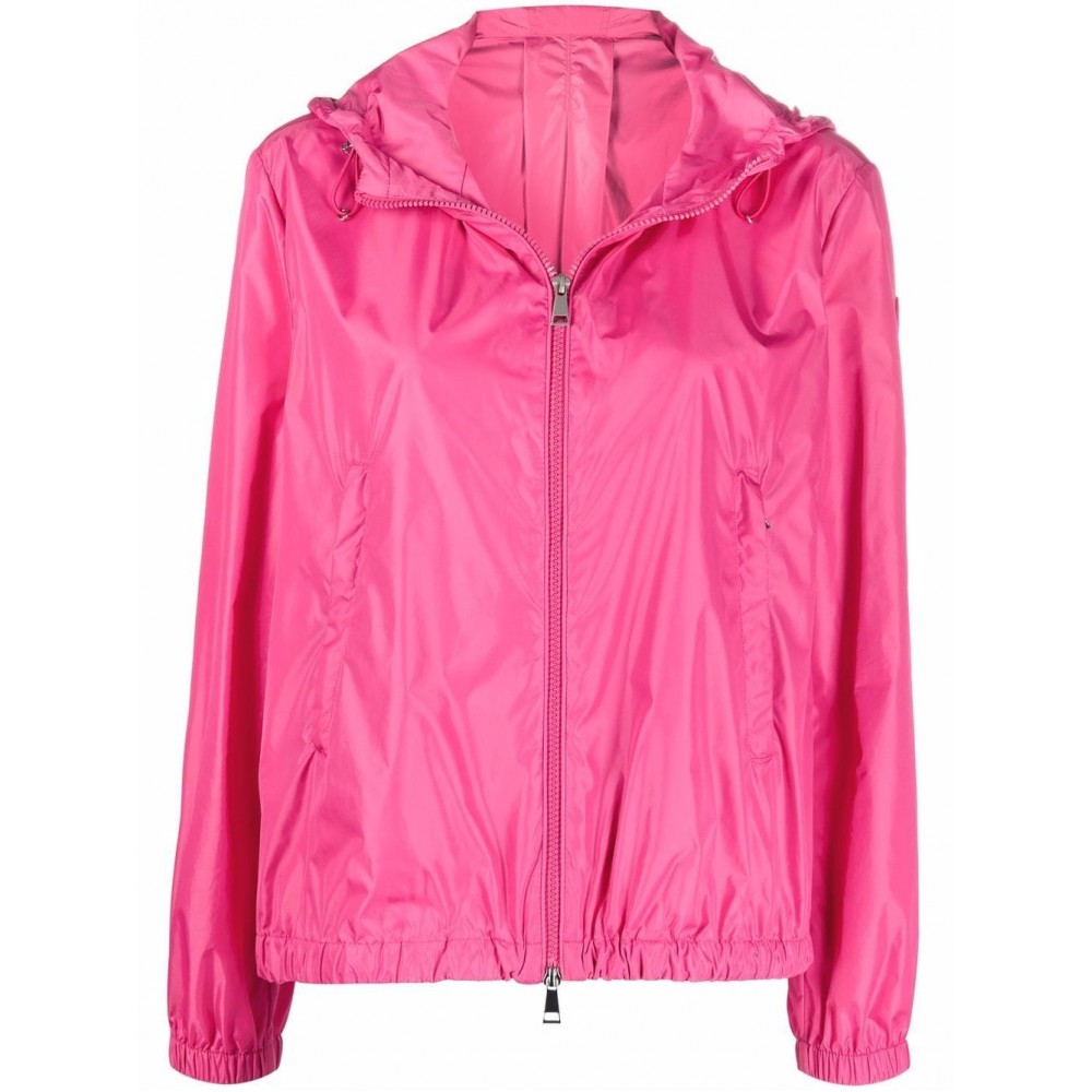 Moncler Hooded Zipped Windbreaker Pink MCS28638