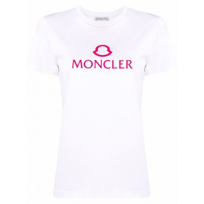 Moncler logo-print T-shirt White MCS29167