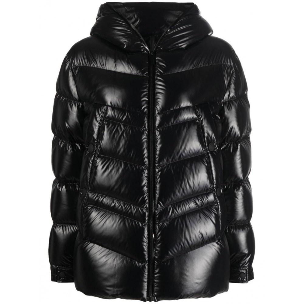 Moncler Hooded Padded Coat Black MCS28617