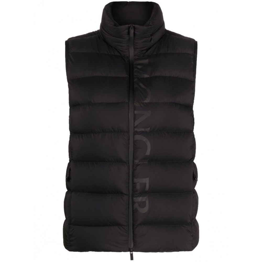 Moncler logo-print Padded Gilet Black MCS29134