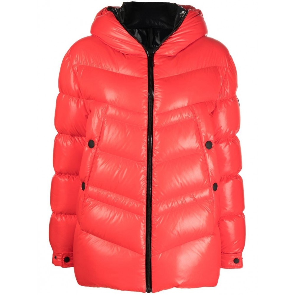 Moncler Hooded Padded Coat Red MCS28618