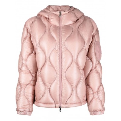 Moncler Anthon Short Padded Hooded Jacket Pink MCS28091