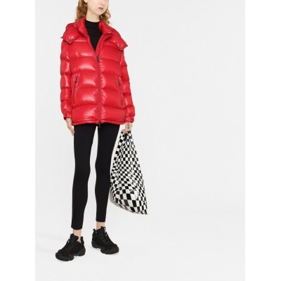 Moncler Maire Quilted Hooded Jacket Red MCS29199